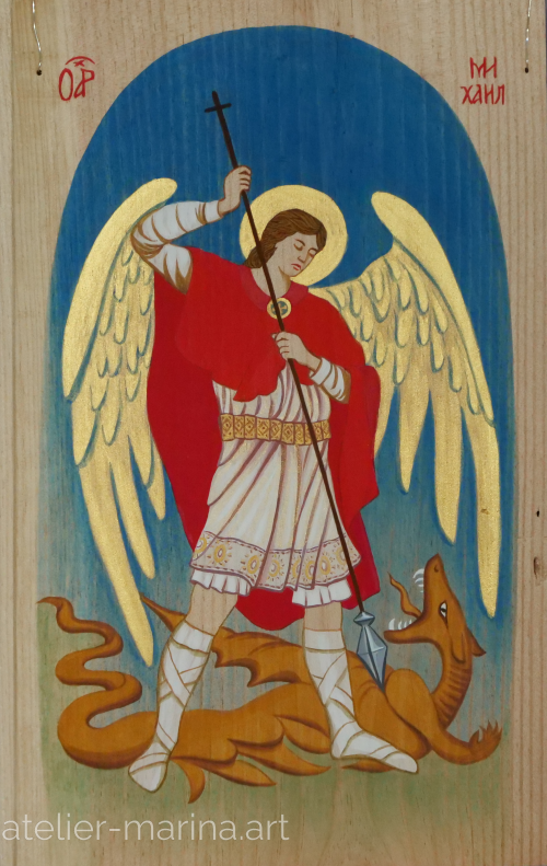 Archange St Michel et le dragon 